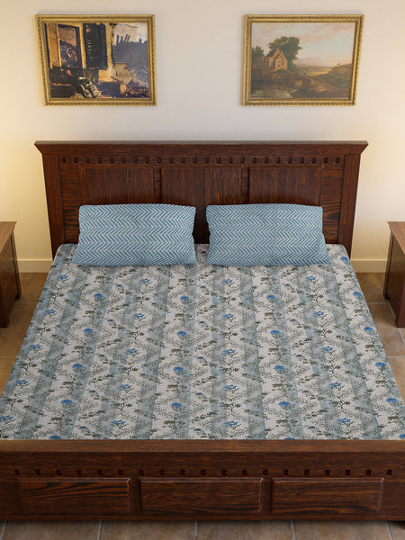 The Neel Pushp Bedsheet