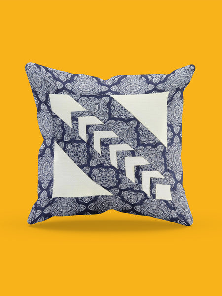 Indigo Heritage Cushion Cover (14' x 14')