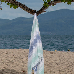 Nautical Striped Turkish Towel | 100% Cotton | Soft & Quick-Drying