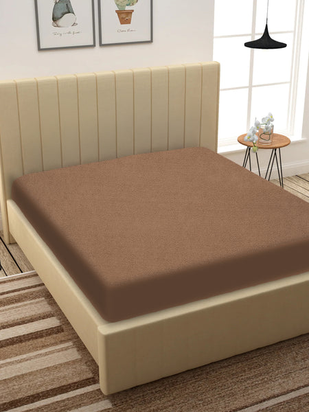 Dark Brown Waterproof Mattress Protector – Ultimate Protection & Comfort