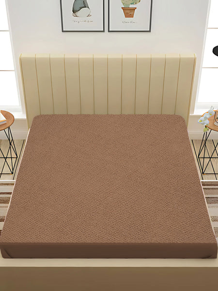 Dark Brown Waterproof Mattress Protector – Ultimate Protection & Comfort