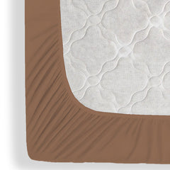 Dark Brown Waterproof Mattress Protector – Ultimate Protection & Comfort