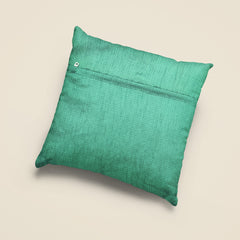 Royal Peacock Cushion Cover (14” x 14”)