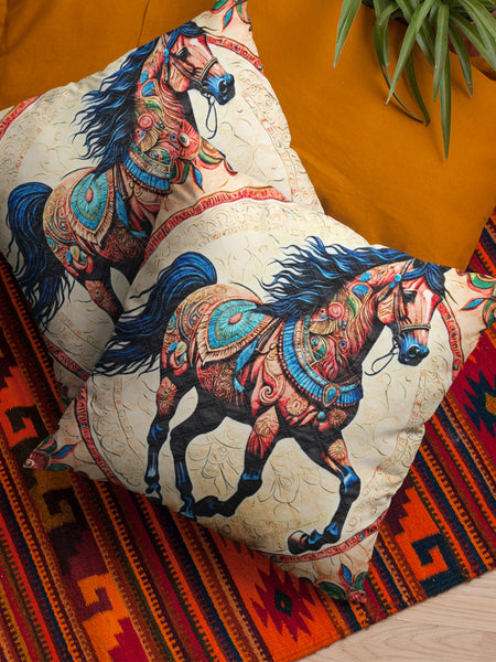 Regal Stallion Cushion Cover (14” x 14”)