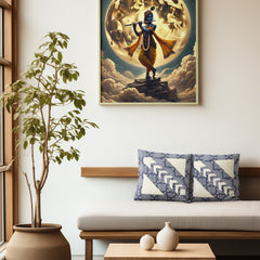 Indigo Heritage Cushion Cover (14' x 14')