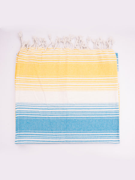 Trimita Striped Turkish Towel | 100% Cotton | Lightweight & Quick-Drying