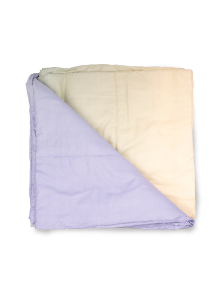 Ultrasonic Quilted Comforter – Lilac Ombre | Lightweight & Cozy | 90x100 inches