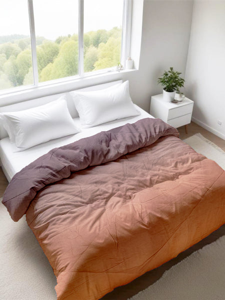 Ombre Comforter – Dark to Light Grey Gradient | Soft & Stylish | 90x100 inches