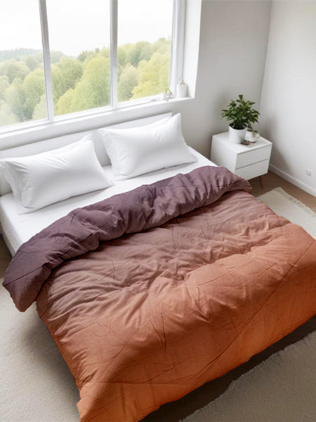 Ombre Comforter – Dark to Light Grey Gradient | Soft & Stylish | 90x100 inches