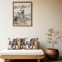 Regal Stallion Cushion Cover (14” x 14”)