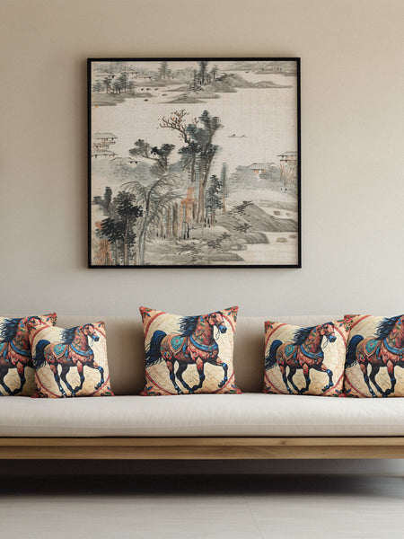 Regal Stallion Cushion Cover (14” x 14”)