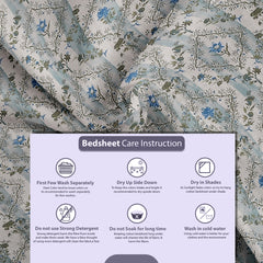 The Neel Pushp Bedsheet