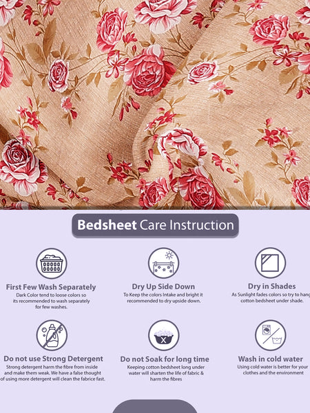 Komal Kusum Bedsheet
