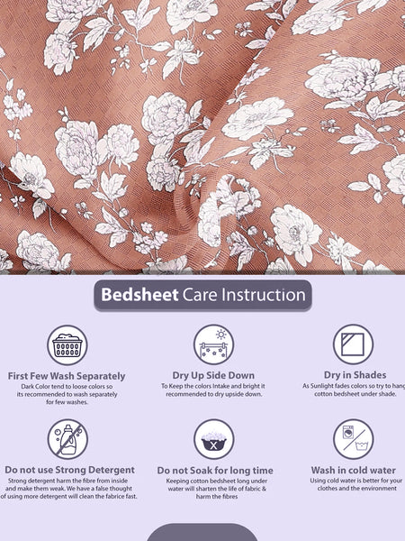 Surkh Phool Bedsheet