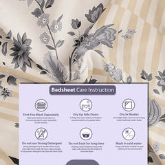 Kesar Rang Bedsheet