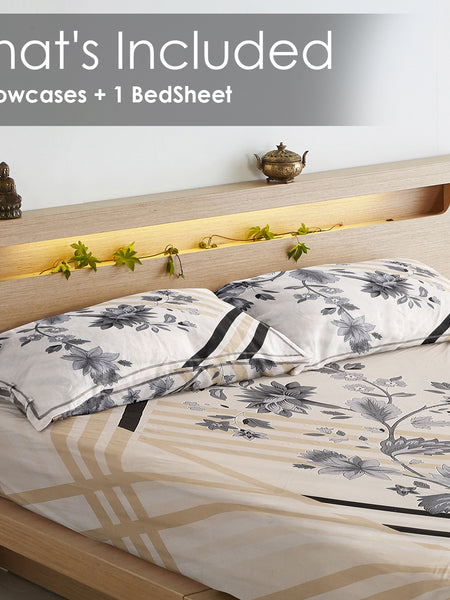 Kesar Rang Bedsheet
