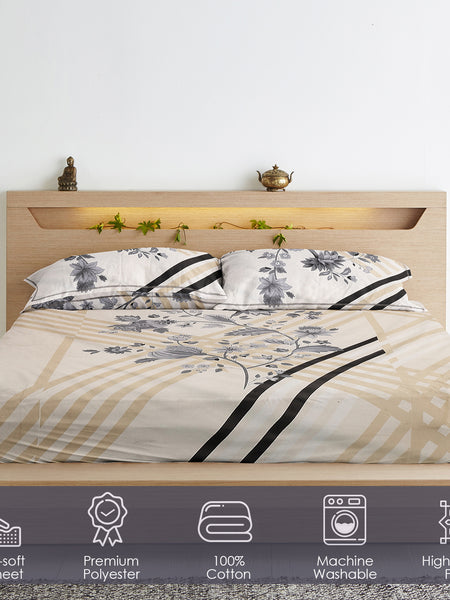 Kesar Rang Bedsheet