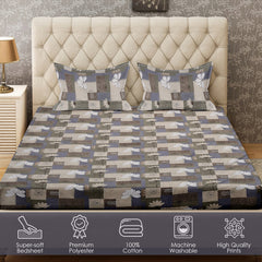 The Gulistaan Patchwork Bedsheet