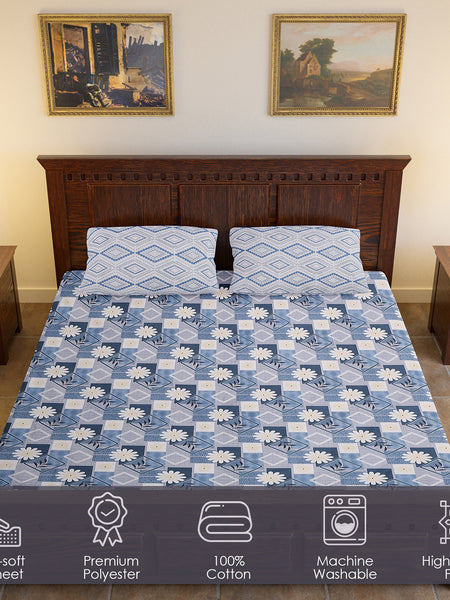 Neel Kamal Chaukadi Bedsheet