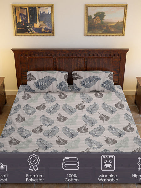Neelpatra Vibes Bedsheet