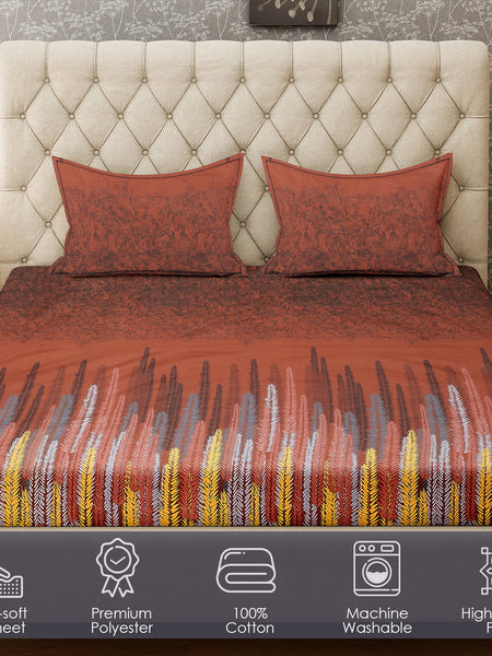 Surkhi Satrang Bedsheet