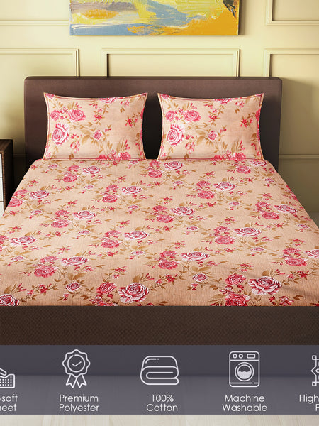 Komal Kusum Bedsheet